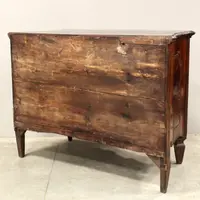 Commode ancienne Louis XVI en noyer 18ème siècle