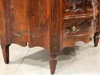 Commode ancienne Louis XVI en noyer 18ème siècle