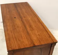 Bureau ancien Louis XVI en noyer 18ème siècle