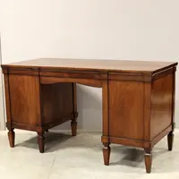 Bureau ancien Louis XVI en noyer 18ème siècle