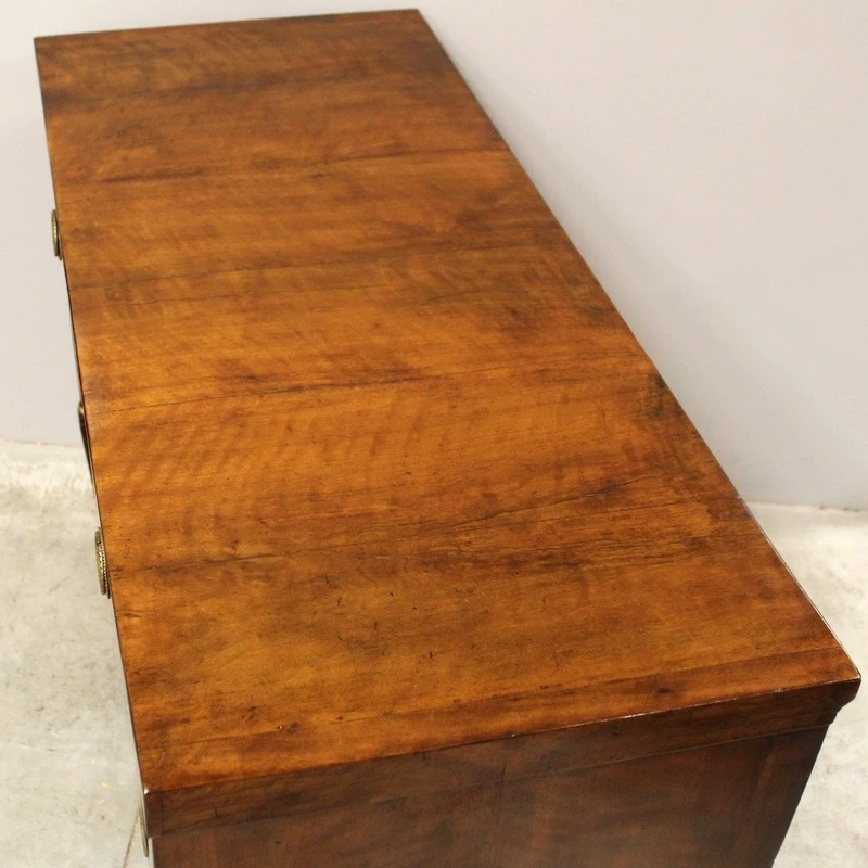 Antique walnut 18th century Direttorio chest of drawers