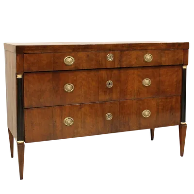 Antique walnut 18th century Direttorio chest of drawers