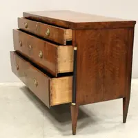 Antique walnut 18th century Direttorio chest of drawers