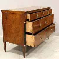 Antique walnut 18th century Direttorio chest of drawers