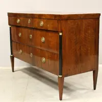 Antique walnut 18th century Direttorio chest of drawers
