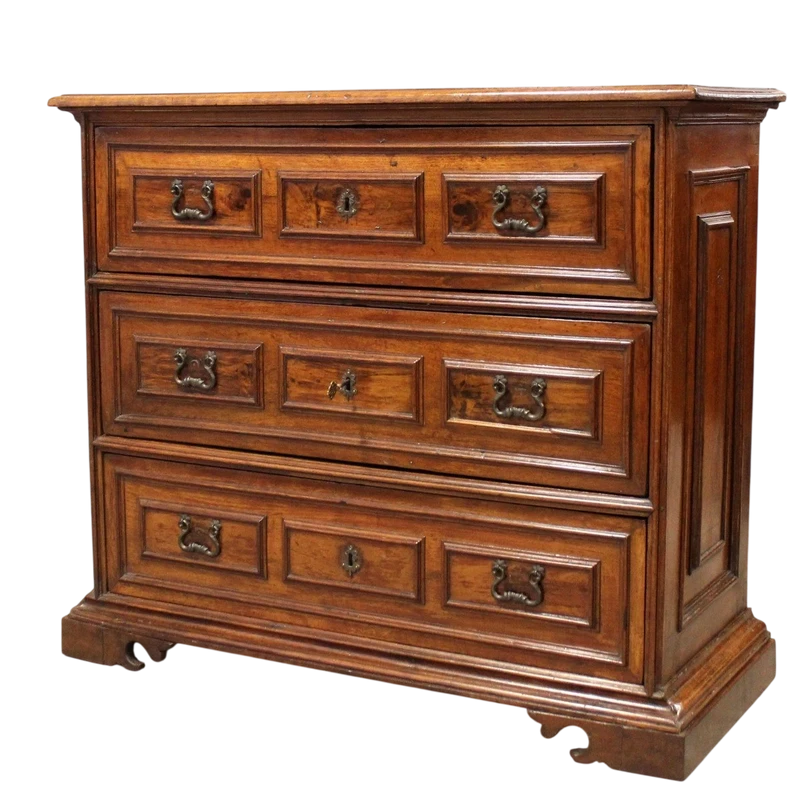 Antique walnut dresser chest of drawers 17th century