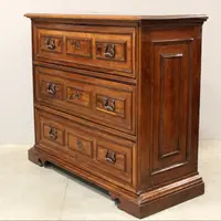 Antique walnut dresser chest of drawers 17th century