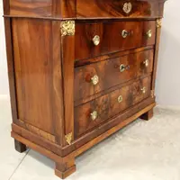 Antique Empire chest of drawers in walnut 19th century