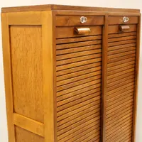 Antique file cabinet shutter classifier