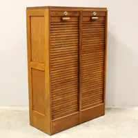 Antique file cabinet shutter classifier