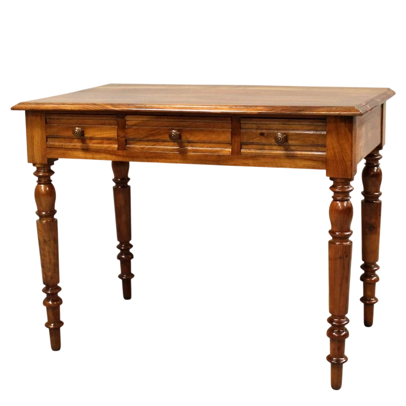 Antique walnut writing table 19th century