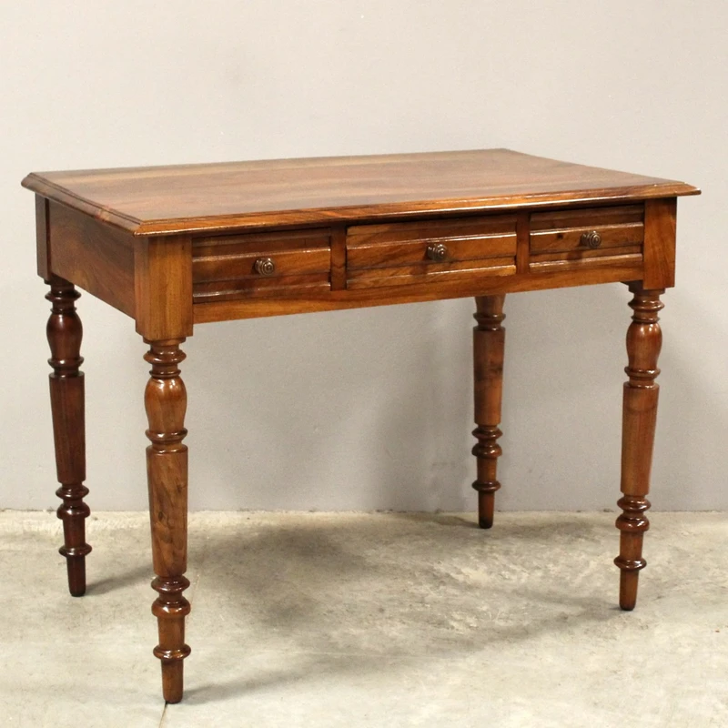 Antique walnut writing table 19th century
