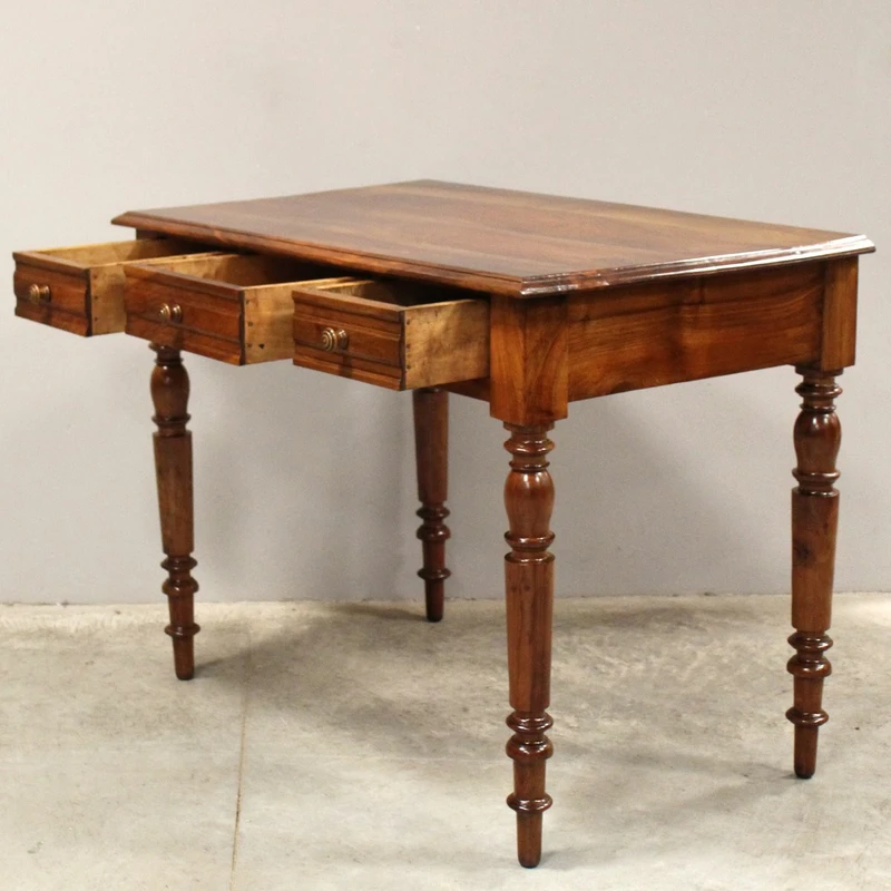 Antique walnut writing table 19th century