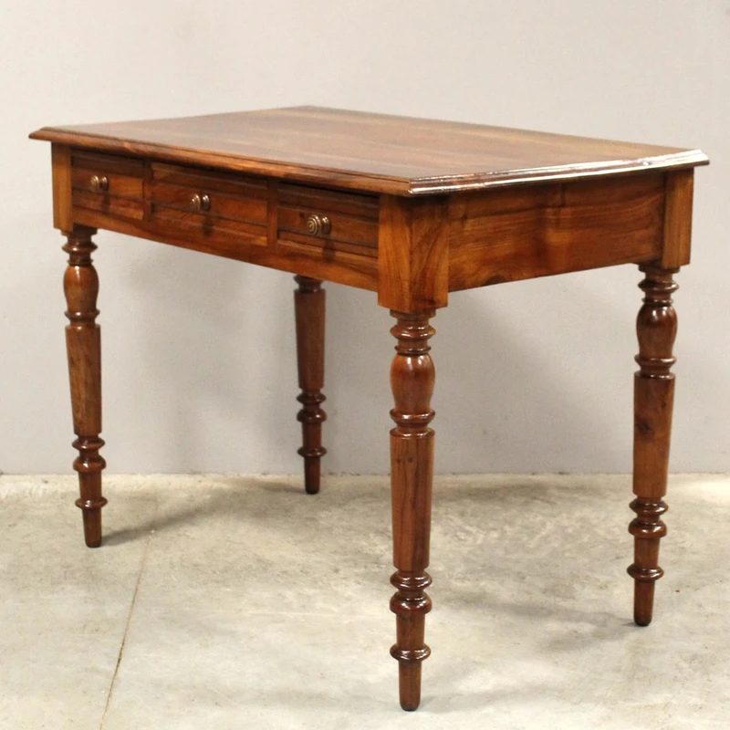 Antique walnut writing table 19th century