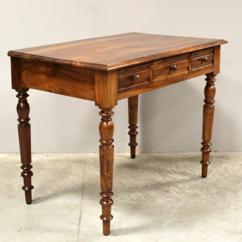 Antique walnut writing table 19th century