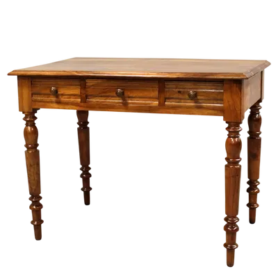 Antique walnut writing table 19th century