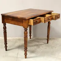 Antique walnut writing table 19th century