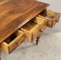 Antique walnut writing table 19th century