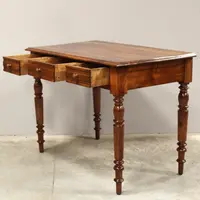 Antique walnut writing table 19th century