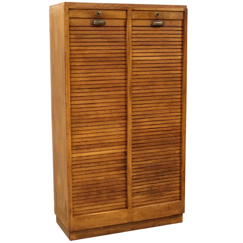 Antique file cabinet shutter classifier