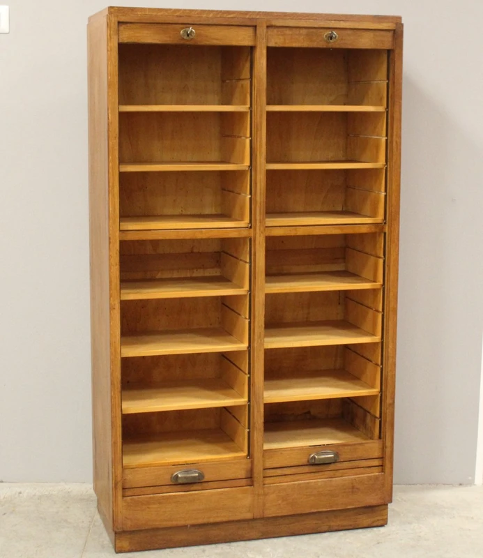 Antique file cabinet shutter classifier