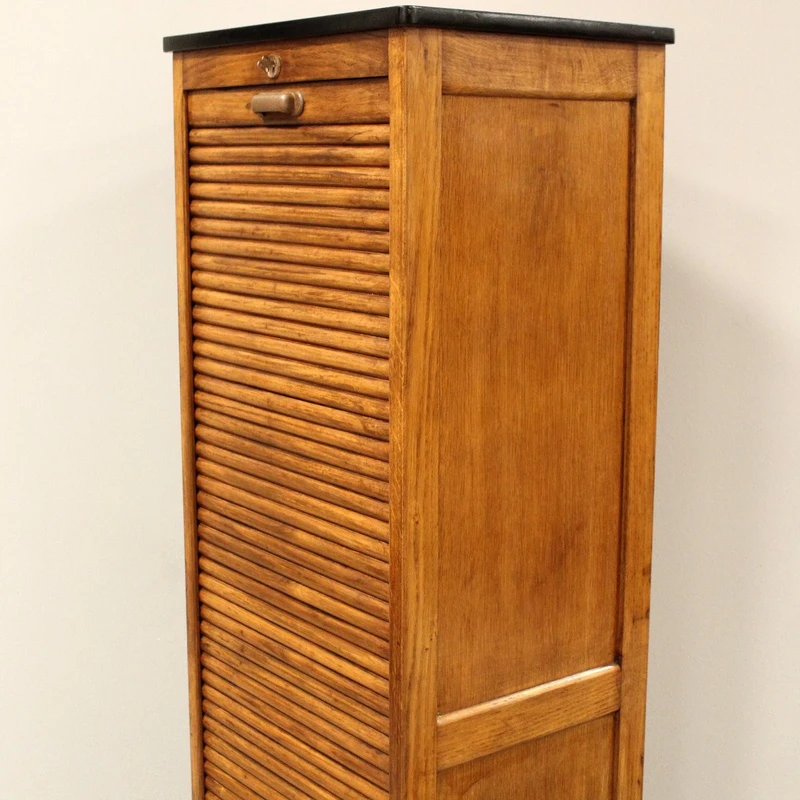 Antique file cabinet shutter classifier