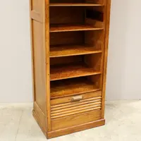 Antique file cabinet shutter classifier