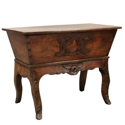 Antique Louis XV walnut and cherry 18th century sideboard