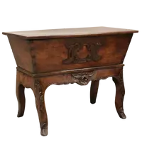 Buffet ancien Louis XV en noyer et cerisier du XVIIIe siècle