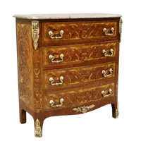 Ancienne commode Napoléon III marquetée 19ème siècle