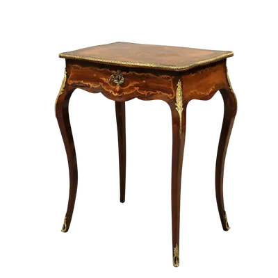 Antique Napoleon III coffee table inlaid 19th century