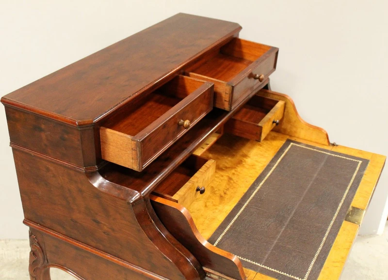 Ancien secrétaire Napoléon III en acajou du 19ème siècle