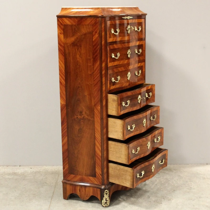 Ancien secrétaire Napoléon III marqueté 19ème siècle