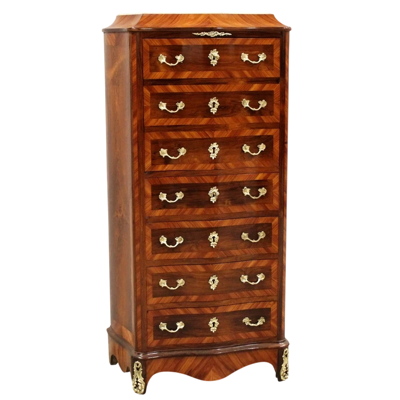 Ancien secrétaire Napoléon III marqueté 19ème siècle