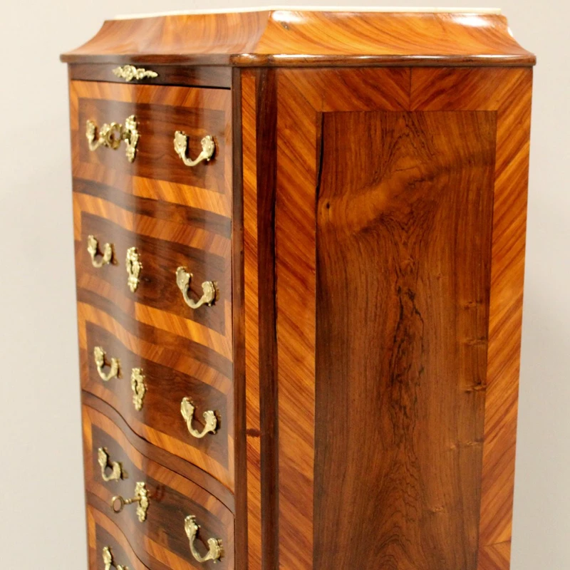 Ancien secrétaire Napoléon III marqueté 19ème siècle