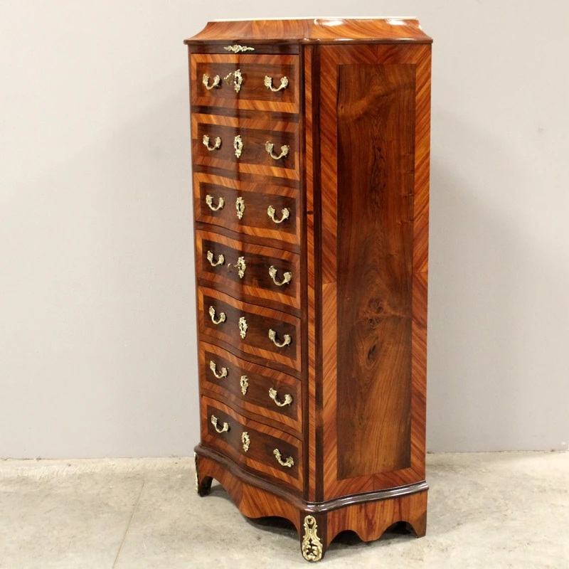 Ancien secrétaire Napoléon III marqueté 19ème siècle