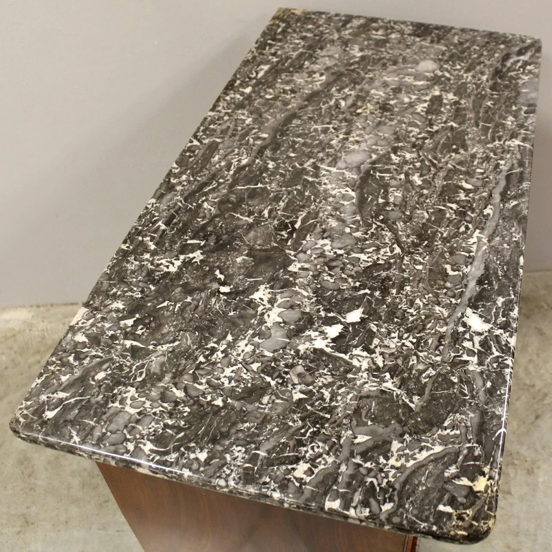 Antico cassettone comò Luigi Filippo in noce 19°secolo