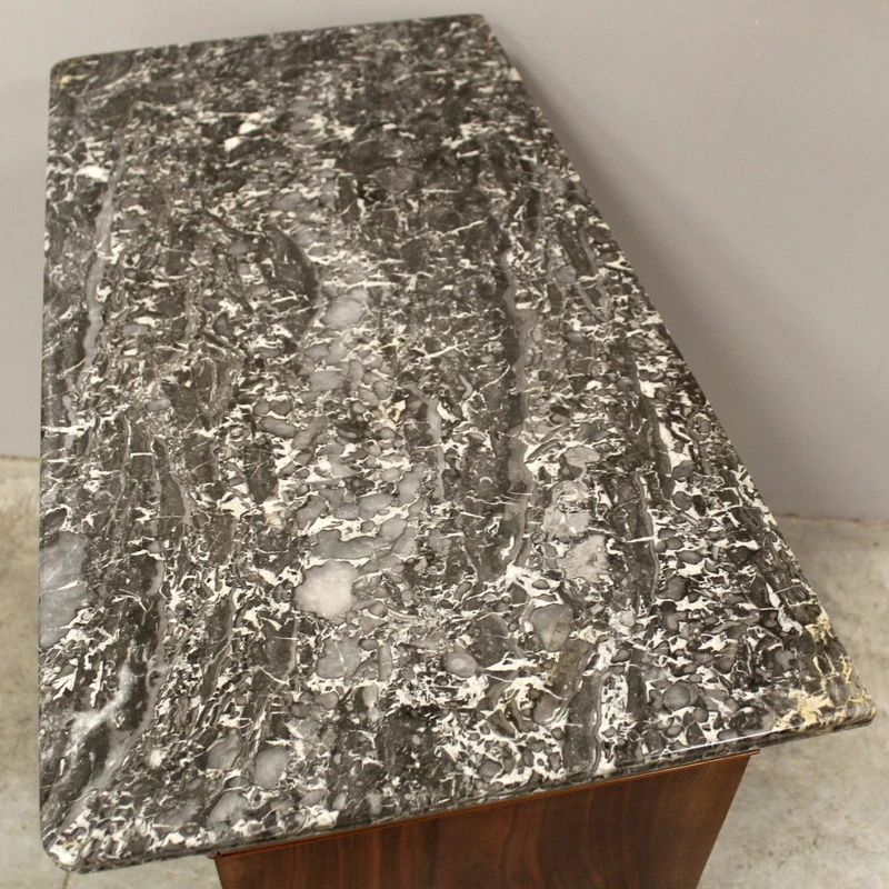 Antico cassettone comò Luigi Filippo in noce 19°secolo