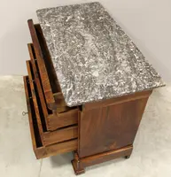 Antico cassettone comò Luigi Filippo in noce 19°secolo