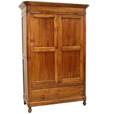 Antique Louis Philippe walnut sideboard cabinet 19th century