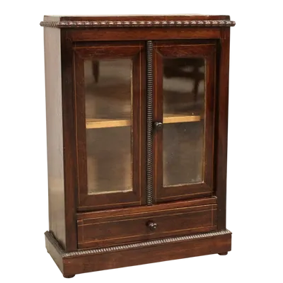 Vaisselier miniature ancien en bois de rose 19ème siècle