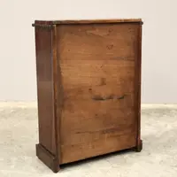 Antico modellino miniatura vetrina cristalliera in palissandro 19°secolo