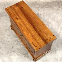 Antico modellino miniatura cassettone comò in noce 19°secolo