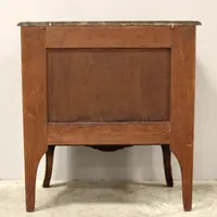 Antico cassettone comò Napoleone III intarsiato 19°secolo