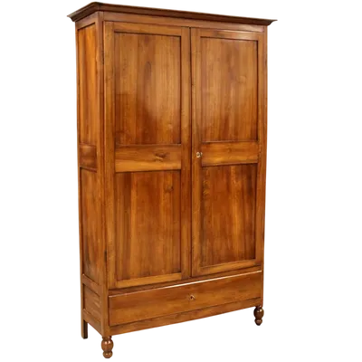 Antique Louis Philippe walnut sideboard cabinet 19th century