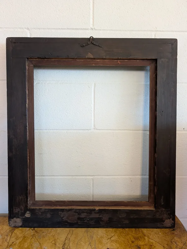 Italian carved solid wood frame, second half 19th century