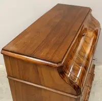 Ancienne commode à abattant en noyer Louis Philippe 19ème siècle