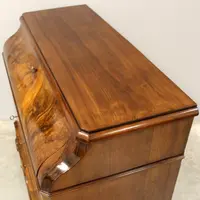 Ancienne commode à abattant en noyer Louis Philippe 19ème siècle