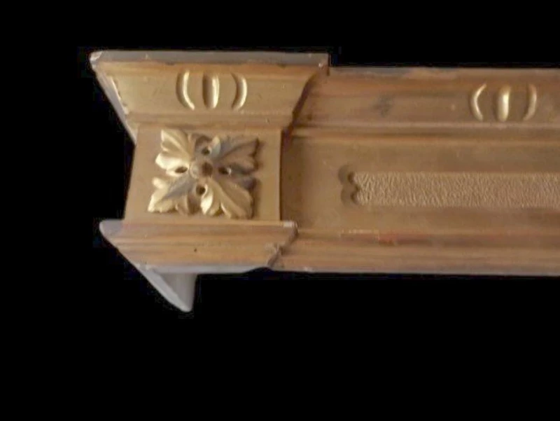 Paire de panneaux en bois doré 19ème siècle