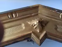 Paire de panneaux en bois doré 19ème siècle